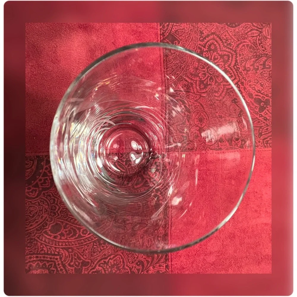 Pier 1-Clear Etched Swirl Tumblers-Set of Four